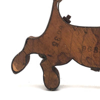 Headless Dog Old Industrial Die-Cut Toy Mold