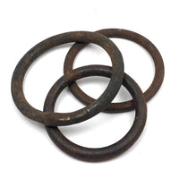 Trio of Forged Iron/Steel Rings