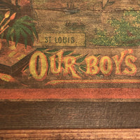 Wonderful "Our Boys Colour Box" Unused 19th C Watercolor Color Set