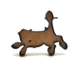 Headless Dog Old Industrial Die-Cut Toy Mold