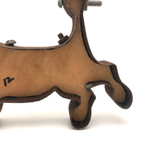 Headless Dog Old Industrial Die-Cut Toy Mold