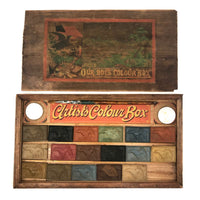 Wonderful "Our Boys Colour Box" Unused 19th C Watercolor Color Set