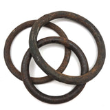 Trio of Forged Iron/Steel Rings