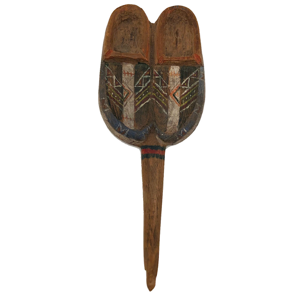 Carved and Painted Wooden Moccasins Letter Opener (?)