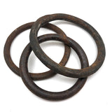 Trio of Forged Iron/Steel Rings
