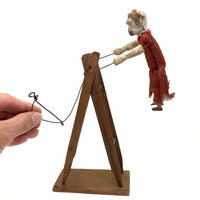 Old, Battered, Beautiful Monkey Acrobat Toy