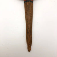 Carved and Painted Wooden Moccasins Letter Opener (?)