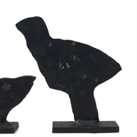 Pair of Birds Vintage Carnival Shooting Targets