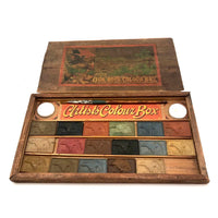 Wonderful "Our Boys Colour Box" Unused 19th C Watercolor Color Set