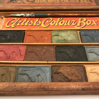Wonderful "Our Boys Colour Box" Unused 19th C Watercolor Color Set