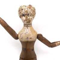 SOLD Rare and Wonderful 1873-4 Joel Ellis Jointed Doll with Lead Hands and Feet