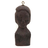 Enigmatic Carved Folk Art Bust