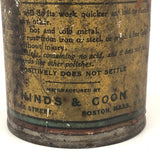 Ruby Rub Oil Metal Polish Can, Early 20th C.