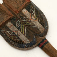 Carved and Painted Wooden Moccasins Letter Opener (?)