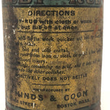 Ruby Rub Oil Metal Polish Can, Early 20th C.