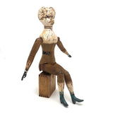 SOLD Rare and Wonderful 1873-4 Joel Ellis Jointed Doll with Lead Hands and Feet