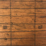 Primitive Old Pencil-drawn Wooden Parcheesi Game Board with Great Reverse