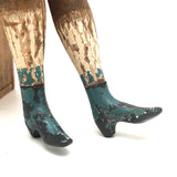 SOLD Rare and Wonderful 1873-4 Joel Ellis Jointed Doll with Lead Hands and Feet