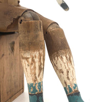 SOLD Rare and Wonderful 1873-4 Joel Ellis Jointed Doll with Lead Hands and Feet