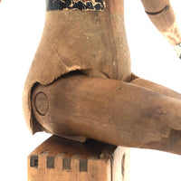 SOLD Rare and Wonderful 1873-4 Joel Ellis Jointed Doll with Lead Hands and Feet