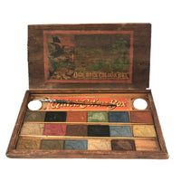 Wonderful "Our Boys Colour Box" Unused 19th C Watercolor Color Set