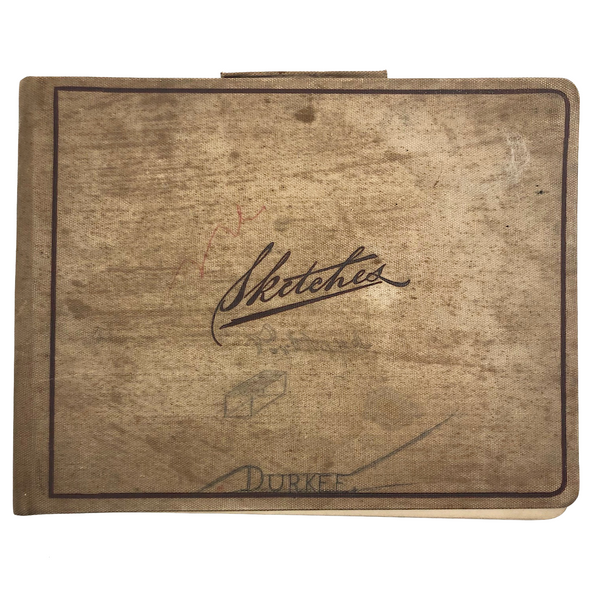 Elton.S. Durkee 1884 Sketchbook Featuring Oregon Estates