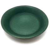 Bennington Potters Vintage Matte Green Shallow Bowl / Pie Pan
