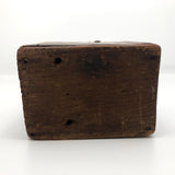 Beautifully Worn Primitive Wooden Kitchen Box with Latched Lid