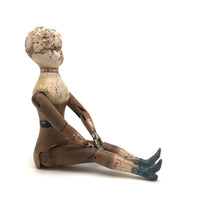 SOLD Rare and Wonderful 1873-4 Joel Ellis Jointed Doll with Lead Hands and Feet