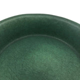 Bennington Potters Vintage Matte Green Shallow Bowl / Pie Pan