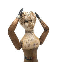 SOLD Rare and Wonderful 1873-4 Joel Ellis Jointed Doll with Lead Hands and Feet
