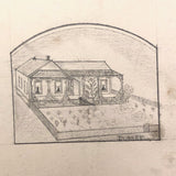 Elton.S. Durkee 1884 Sketchbook Featuring Oregon Estates