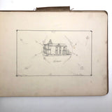 Elton.S. Durkee 1884 Sketchbook Featuring Oregon Estates