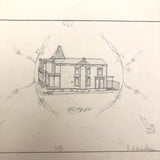 Elton.S. Durkee 1884 Sketchbook Featuring Oregon Estates