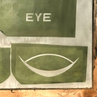 Vintage PRIVATE EYE Silkscreen Printing Screen