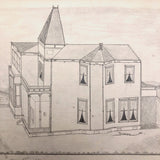 Elton.S. Durkee 1884 Sketchbook Featuring Oregon Estates