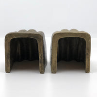 Heavy Brass Lion Claws (Great Bookends!) - A Pair