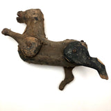 Fantastic Antique Wood and Cloth Punch and Judy Horse Marionette