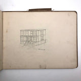 Elton.S. Durkee 1884 Sketchbook Featuring Oregon Estates