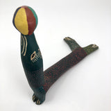 Fabulous Carved and Painted Wooden Sculpture of Seal or Sea Lion Balancing Ball