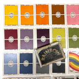 Beautiful and Rare 1920 "Game of Rainbow" Card Game, Complete Deck of 56 with Key