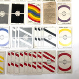 Beautiful and Rare 1920 "Game of Rainbow" Card Game, Complete Deck of 56 with Key