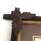 Wonderful Circa 1860s Ink Drawing of Towering Eagle in Period Frame