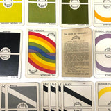 Beautiful and Rare 1920 "Game of Rainbow" Card Game, Complete Deck of 56 with Key