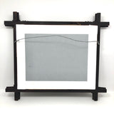 Wonderful Circa 1860s Ink Drawing of Towering Eagle in Period Frame