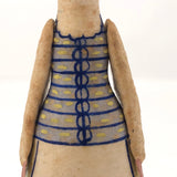 Handmade Papier Mache Russian Folk Doll in Lithuanian Costume
