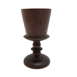 Dark Wood Treen Goblet