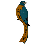 Massachusetts Woman Suffrage Assoc. Tin Blue Bird Hanger, 1915