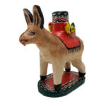 Mexican Folk Art Hare with Birds Candleholder