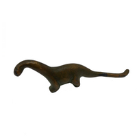 Cast Metal with Brass Finish Vintage SRG Dinosaur